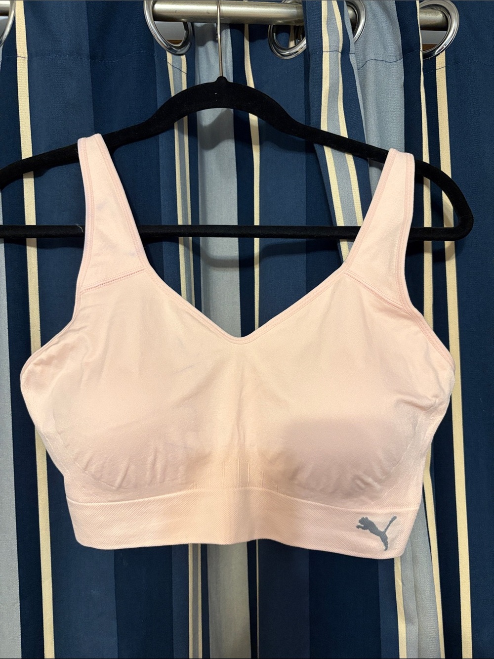 Puma pink padded sports bra, XL